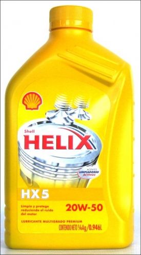 SHELL HELIX HX5 20W50 - 1L