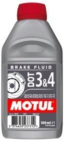 MOTUL  DOT 3 & 4 Brake Fluid - 0.5L